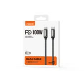 Recci RS45CC Type-C to Type-C PD 100W Örgü Tasarımlı Hızlı Şarj Özellikli Data ve Şarj Kablosu 1M - 8