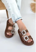 Juana Taba Nubuk Taşlı Terlik thumbnail 10
