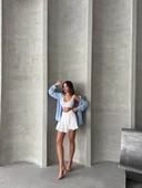 Pliseli şort etek thumbnail 2