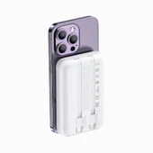 Recci RPB-W10 Polaris Serisi Çift Kablolu LED Dijital Göstergeli Wireless Powerbank 15W 10000mAh - 4