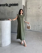 Vatkalı elbise thumbnail 2