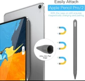 Apple Pencil Pro & Apple Pencil 2. Nesil için Uyumlu Koruyucu Esnek Silikon Kılıf (KALEM DEĞİLDİR!) - 10