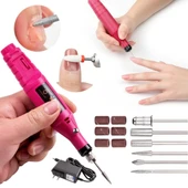 Sunup SN-27091 Hız Ayarlı Tırnak Freze Törpü Manikür Pedikür Seti 6 Başlıklı Elektrikli AC220V - 1