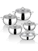 TAÇ Master Steel 10 Parça Çelik Tencere Seti - 2