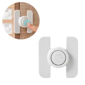 Sunup SN-28751 Düğmeli Tip Dolap Ve Çekmece Çocuk Bebek Güvenlik Kilidi Kilit - 3