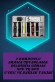 Dijital Göstergeli Powerbank Kulaklık ve 7 Kordonlu Yeni Nesil Akıllı Saat Amoled Ekran thumbnail 3