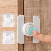 Sunup SN-28751 Düğmeli Tip Dolap Ve Çekmece Çocuk Bebek Güvenlik Kilidi Kilit - 1