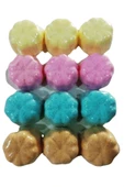 12 Adet Renkli Doğal Kokulu El Banyo Peeling Nem Bombası Topu - 1