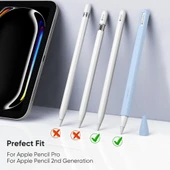 Apple Pencil Pro & Apple Pencil 2. Nesil için Uyumlu Koruyucu Esnek Silikon Kılıf (KALEM DEĞİLDİR!) - 12
