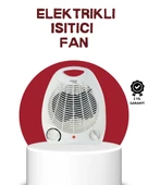 2000W Taşınabilir Elektrikli Fanlı Isıtıcı – Hızlı Isınma, Kompakt Boy thumbnail 1