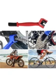 3 Taraflı Bisiklet Zincir Temizleme Fırça Motosiklet Testere Zinciri Bakım Yağlama Fırçası Temizlik thumbnail 2