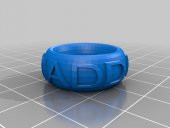 Maddi Özelleştirilmiş Metin Halkası / Bracelet / Cown Thing Plastik Aparat - 1