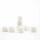 Mermer Buz Taşı Seti Beyaz 2*2 cm- 9'lu - 1