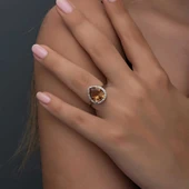 Gümüş Zultanit Damla Kadın Yüzük - 2