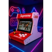Ozmik SUPREME Çift Arcade Kol 10inç Çift Ekran 3000+ OYUNLU RETRO ARCADE ATARİ - 1