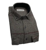 Fabio Cassani Erkek Kışlık HAKİKİ Oduncu Gömleği - 7401 - 3