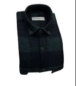 Fabio Cassani Erkek Kışlık HAKİKİ Oduncu Gömleği - 7399 thumbnail 3