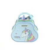 Kumbara Metal Unicorn Desenli Kilitli Kumbara - 3