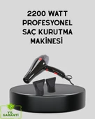 Profesyonel 2200W Fön Makinesi – AC Motorlu, Hızlı Kurutma, Hafif Tasarım thumbnail 1