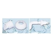 2 ADET Koku Önleyici  Çekvalfli Adaptör Conta o50 Lavabo & Eviye Gideri için thumbnail 5