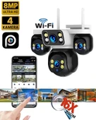 Ventus ES-5804 256GB 8MP 4 Kameralı Wifi  16X Zoom HiEasy Gece Görüş Çift Yönlü Ses Uzaktan İzleme Kişi Takibi Türkçe - 4
