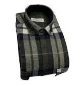 Fabio Cassani Erkek Kışlık HAKİKİ Oduncu Gömleği - 7406 thumbnail 3