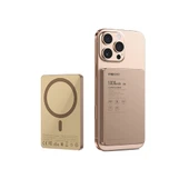 Recci RP33 PD 20W Ultra İnce Led Göstergeli Hızlı Şarj Özellikli Wireless Powerbank 15W 5000mAh - 6