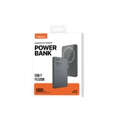 Recci RP33 PD 20W Ultra İnce Led Göstergeli Hızlı Şarj Özellikli Wireless Powerbank 15W 5000mAh - 10