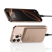 Recci RP33 PD 20W Ultra İnce Led Göstergeli Hızlı Şarj Özellikli Wireless Powerbank 15W 5000mAh - 7