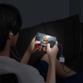 Recci RDS-A18 Lightning 2in1 Şarj ve Ses Adaptörü thumbnail 6