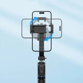 Recci RSS-W03 Bluetooth 5.0 Uzaktan Kumandalı Çok Fonksiyonlu Selfie Çubuğu - 5