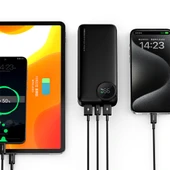 Recci RPB-P48 PD 20W Dijital LED Göstergeli Hızlı Şarj Özellikli Taşınabilir Powerbank 22.5W 10000mAh - 9