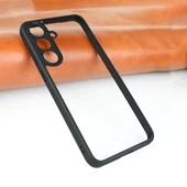 Samsung Galaxy S25 FE Kılıf NEWRoll Çerçeveli Şeffaf Kapak thumbnail 5