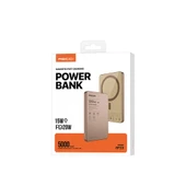 Recci RP33 PD 20W Ultra İnce Led Göstergeli Hızlı Şarj Özellikli Wireless Powerbank 15W 5000mAh - 8