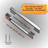 Köprü Kulp Dolap Çekmece Kulbu Metal Kulp 96 MM thumbnail 4