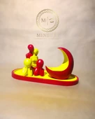 Minelly Özel Tasarım Galatasaray Aile ve Ay Işığı Seti - 1