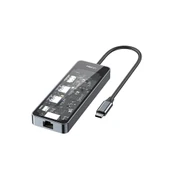 Recci RH17 Type-C to Type-C PD100W + USB3.0 + HDMI + Type-C + RJ45 Bağlantılı 6in1 Hub thumbnail 8