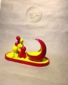 Minelly Özel Tasarım Galatasaray Aile ve Ay Işığı Seti - 3