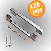 Köprü Kulp Dolap Çekmece Kulbu Metal Kulp 128 MM thumbnail 2