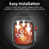 Huawei Watch Fit 4 Pro Kolay Uygulama Aparatlı Cam Ekran Koruyucu - 6