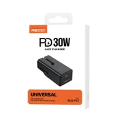 Recci RCG-P07 Çoklu Universal US/UK/EU/AU Uyumlu Şarj Adaptörü 30W - 7