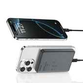 Recci RP35 PD 20W Led Göstergeli Hızlı Şarj Özellikli Wireless Powerbank 15W 10000mAh - 12