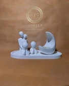 Minelly Özel Tasarım  Aile ve Ay Işığı Seti - 1