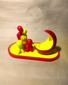 Minelly Özel Tasarım Galatasaray Aile ve Ay Işığı Seti - 5