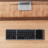 Recci RCS-K01 Katlanabilir Kablosuz Multifonksiyonel Touchpad Klavye - 5