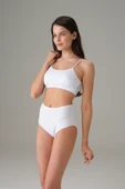 Kadın Beyaz Kadın Slip Külot 7183 thumbnail 2