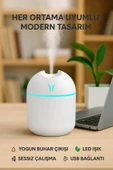 Işıklı Aromaterapi Hava Nemlendirici • Sessiz Çalışma • Güçlü Buhar • Modern Tasarım - 3