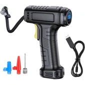 NPO HP03 150PSI 3600Mah Şarjlı Led Işıklı LCD Ekranlı Çok Amaçlı Taşınabilir Dijital Hava Pompası - 6