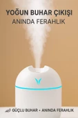 Işıklı Aromaterapi Hava Nemlendirici • Sessiz Çalışma • Güçlü Buhar • Modern Tasarım - 2