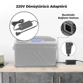 Coolist CLTACDC Kompresörlü Araç Buzdolapları İçin 220Volt/12Volt 6,0Ah Dönüştürücü Adaptör - 4